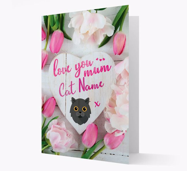 'Love You Mum' - Personalised {breedCommonName} Card